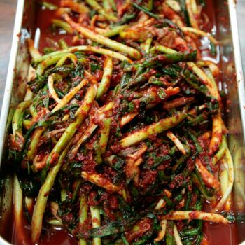 (商品画像) わけぎ（ねぎ）キムチ　500g